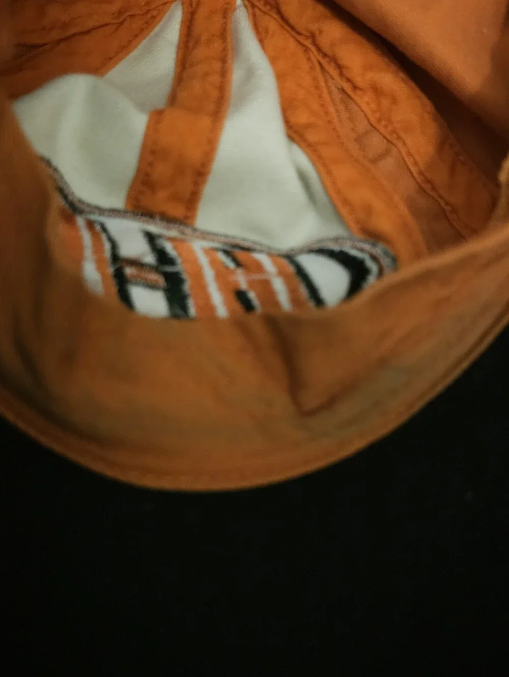 Harley Davidson Youth Cap Hat Baseball Adjustable Motorcycles Orange H-D